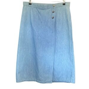 Banjo Dallas Texas Vintage Western Denim Skirt